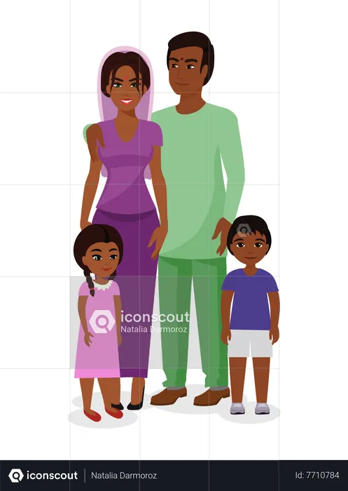 Happy family  Illustration