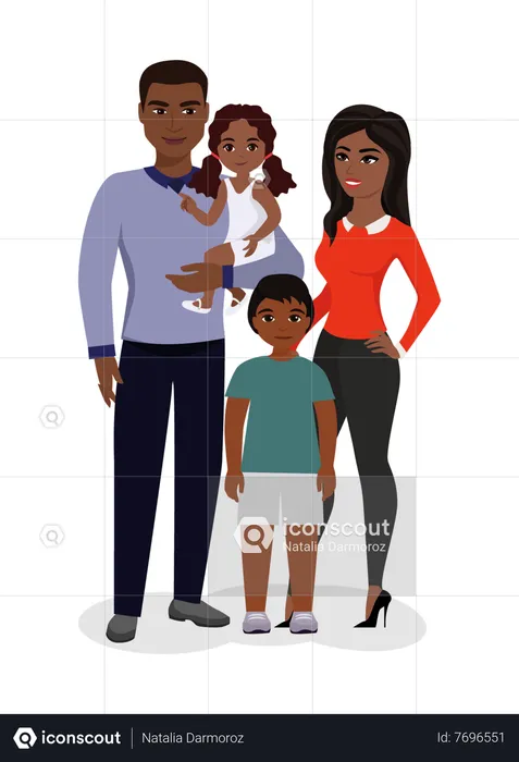 Happy family  Illustration