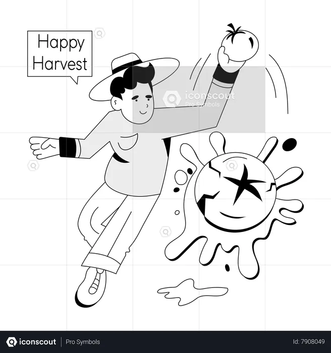 Happy Harvest  Illustration