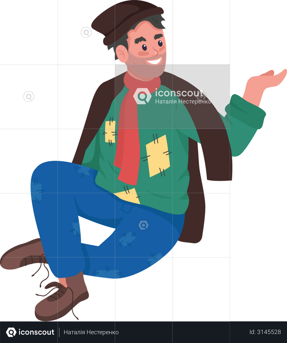 Best Premium Happy Homeless Man Illustration Download In Png Vector Format Best Premium Happy Homeless Man Illustration Download In Png Vector Format