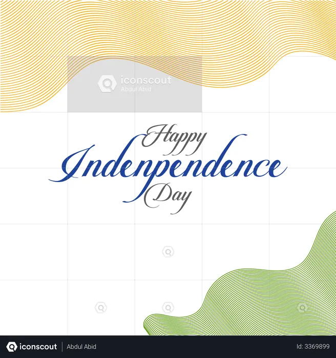 Happy Independence Day  Illustration