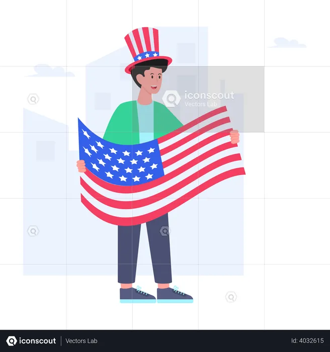 Happy Independence Day  Illustration