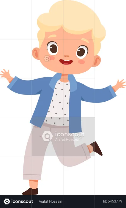 Happy Kid  Illustration