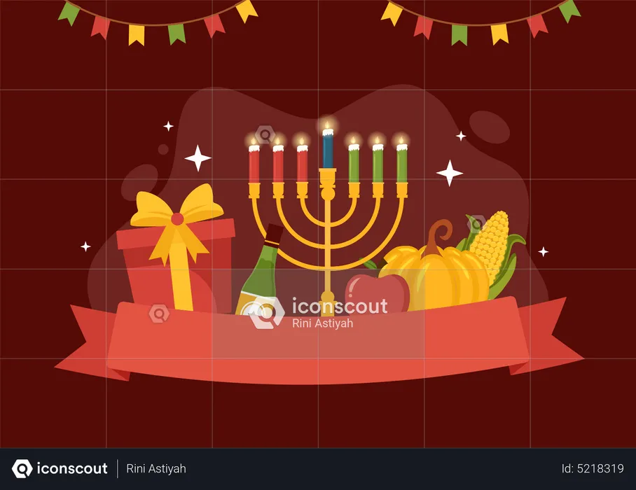 Happy Kwanzaa  Illustration