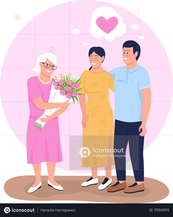 Happy mother day  Illustration