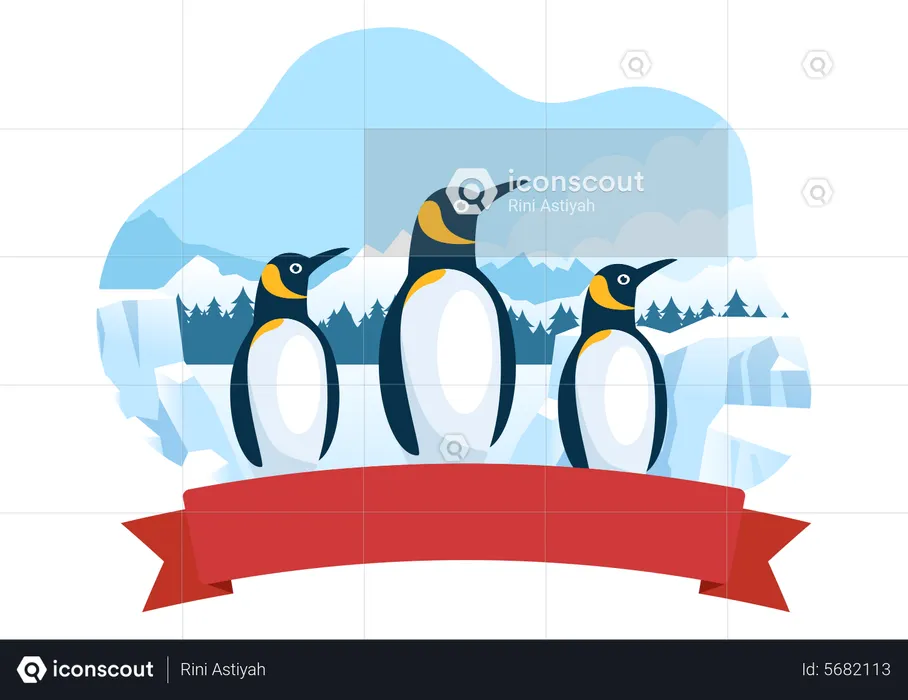 Happy Penguin Awareness Day  Illustration