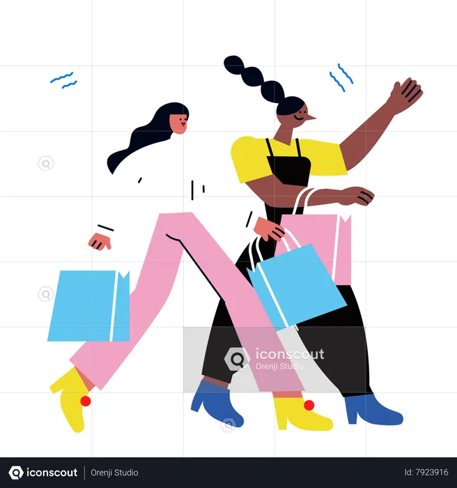 Bon shopping  Illustration