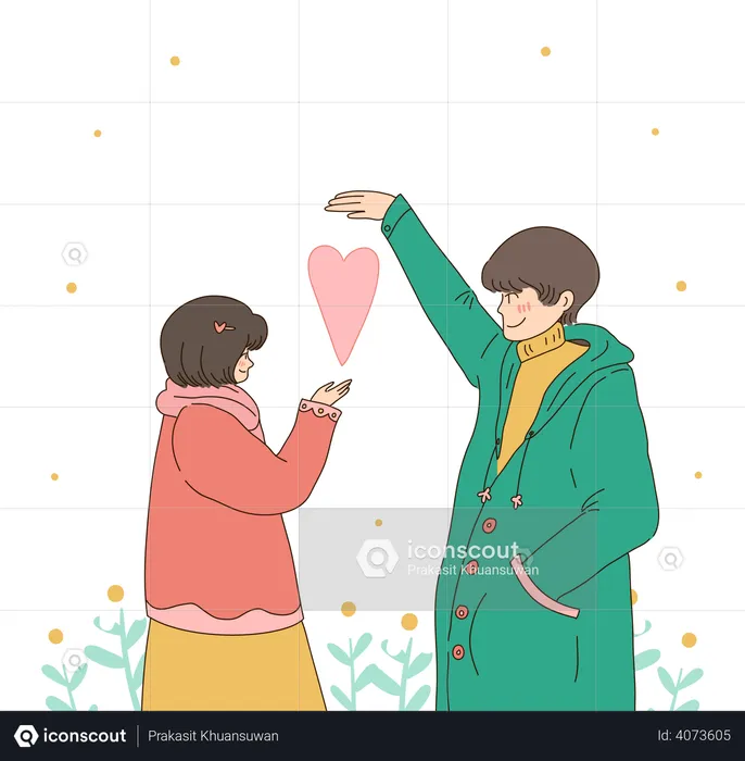 Happy Valentines Day  Illustration