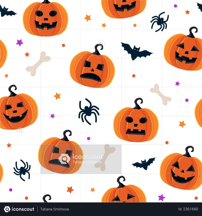 Premium Vector  Black scary, funny and horror faces of halloween pumpkin  or ghost.