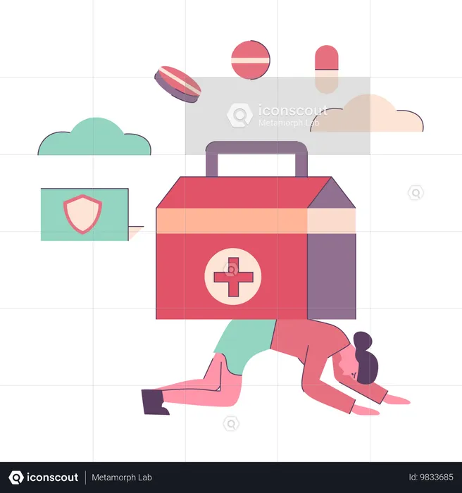 Health Insurance  Illustration