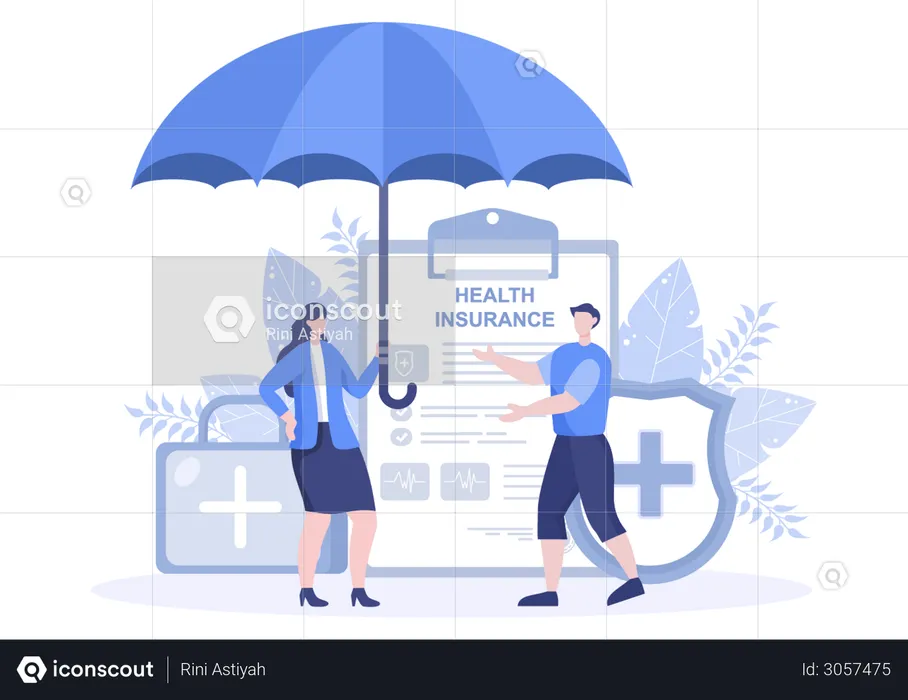 Health Insurance  Illustration