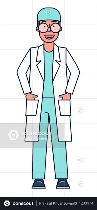 Health specialist  Illustration
