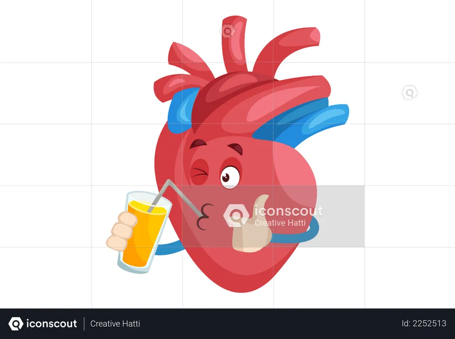 Healthy heart  Illustration