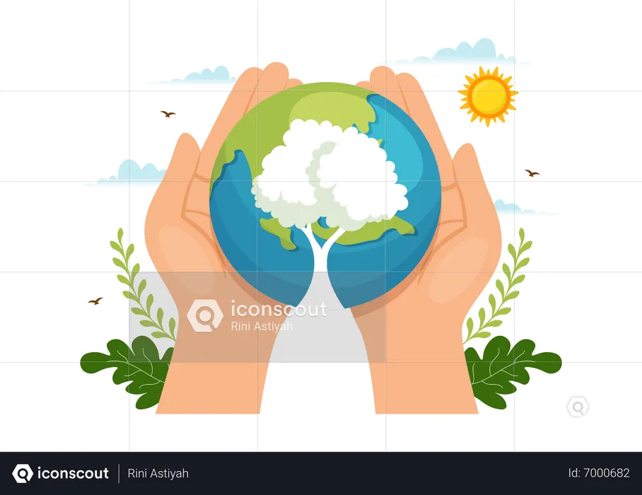 Healthy Planet  Illustration