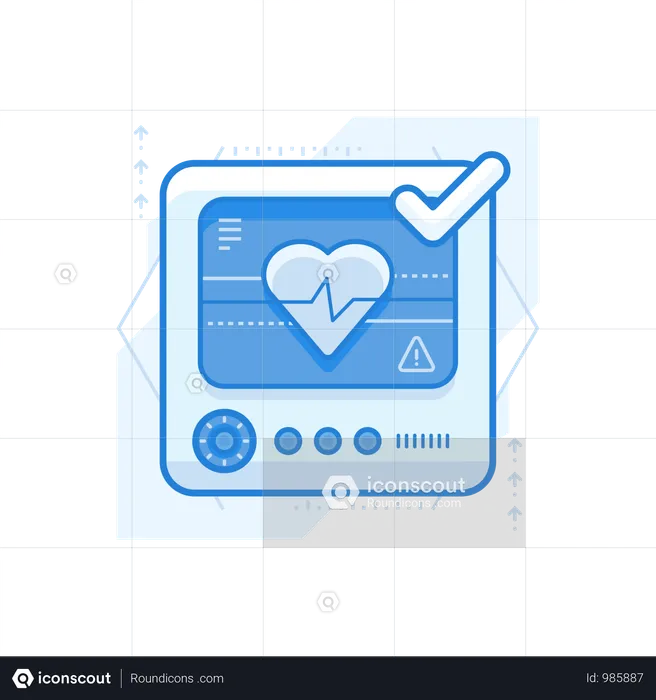 Heart Monitor  Illustration