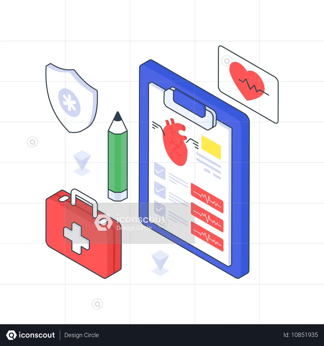 Heart Report  Illustration