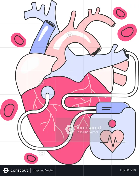 Heart treatment  Illustration