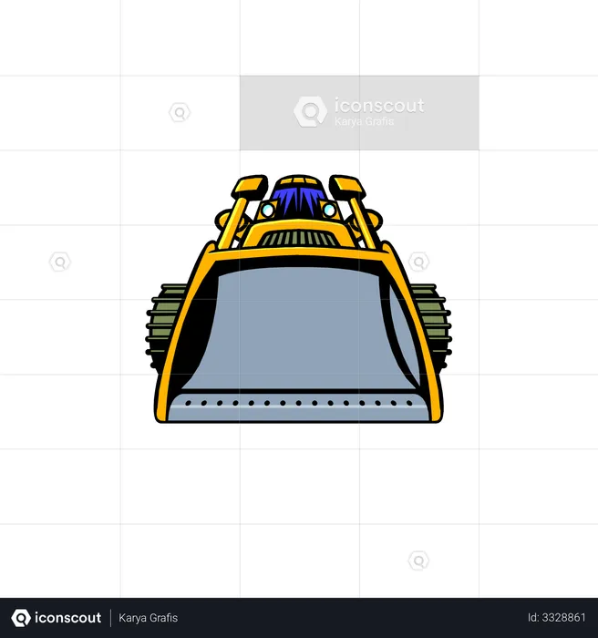 Heavy vehicle for construction and mining  Illustration