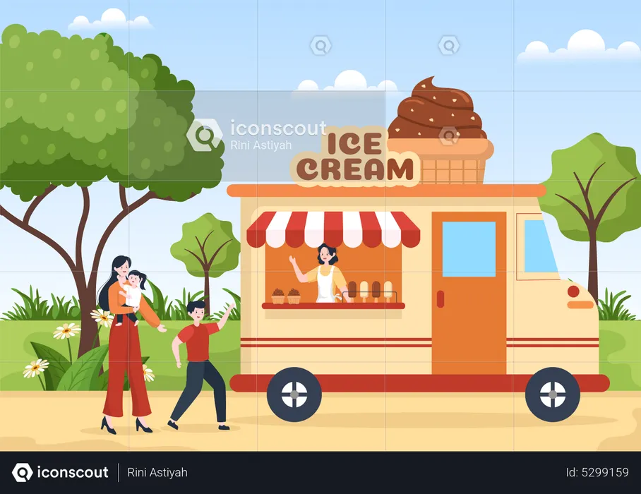 Helado  Illustration