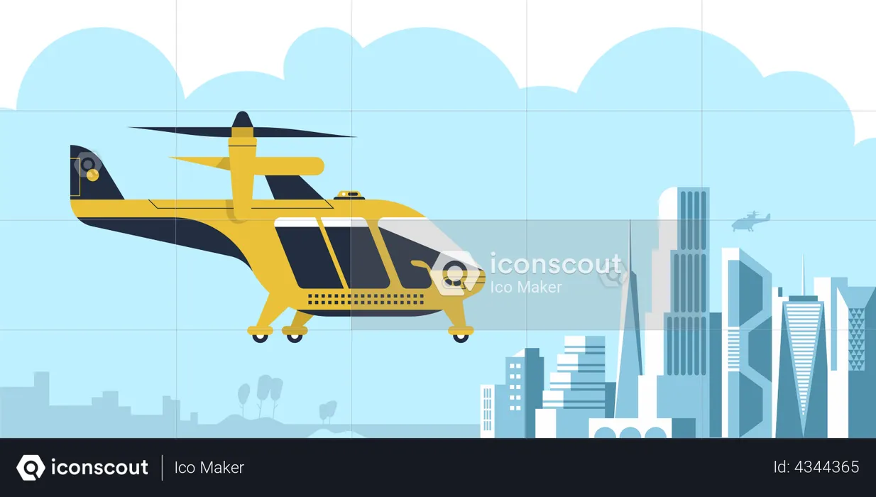 Helicopter  Illustration