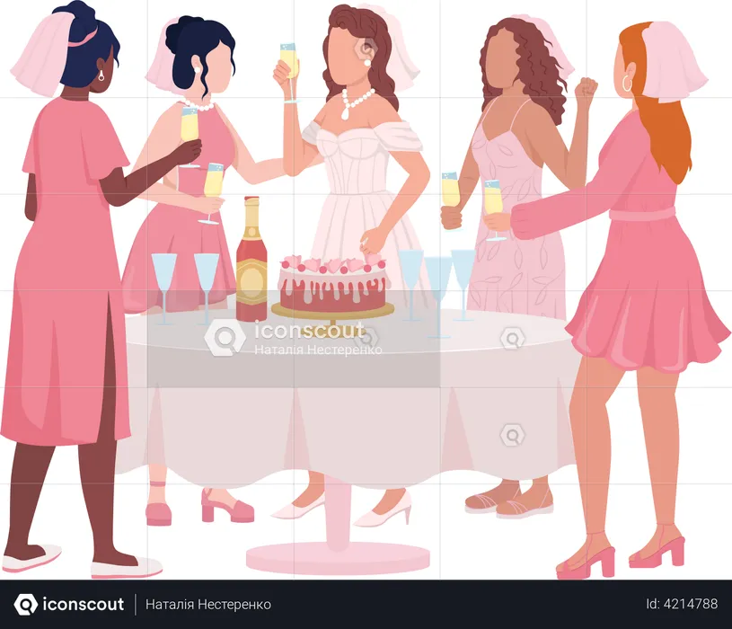 Hen night  Illustration