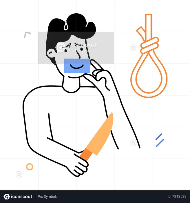 Hiding Emotions  Illustration