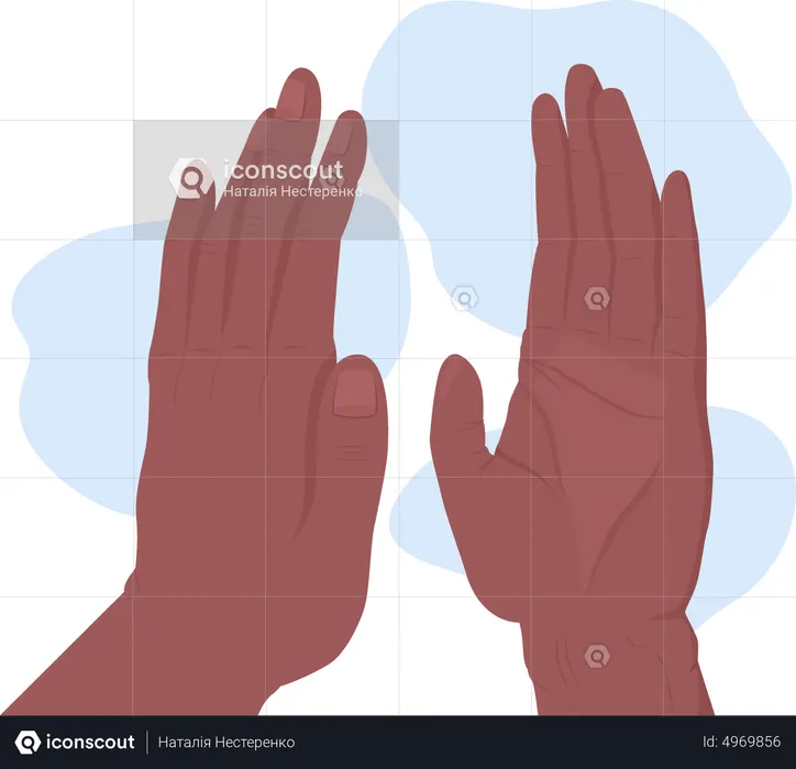 High Five Clap  Illustration