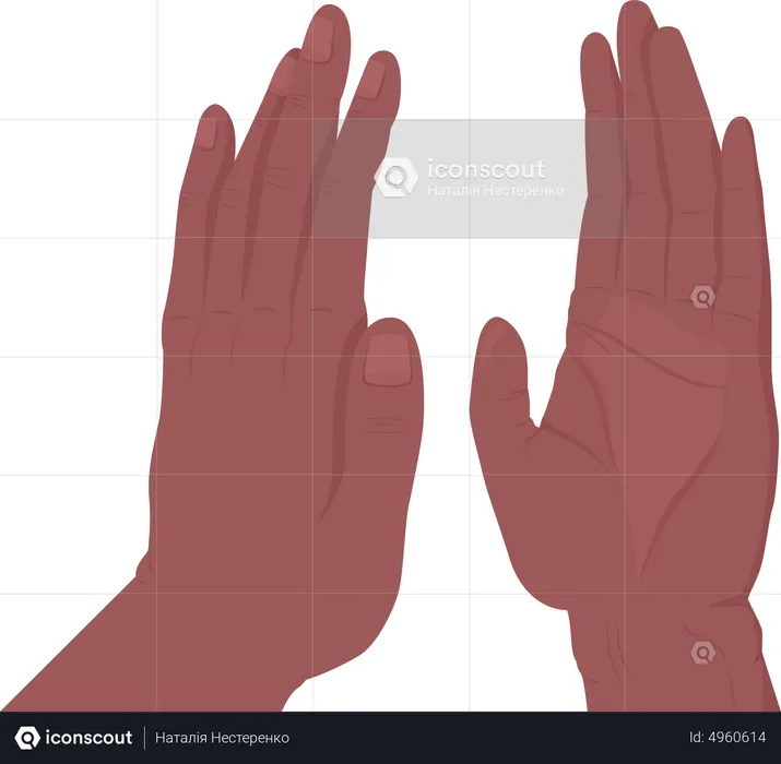 High Five Gesture  Illustration