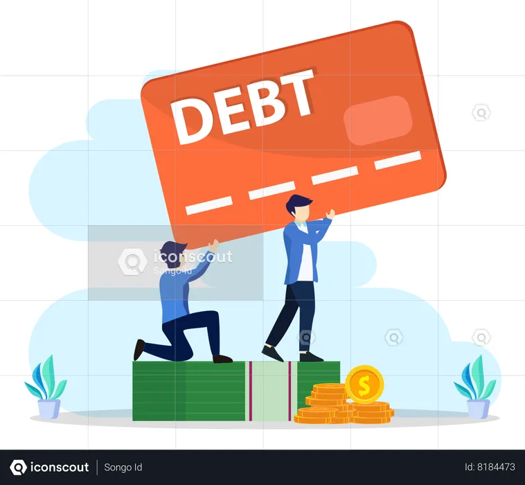 High Interest Debt  Illustration