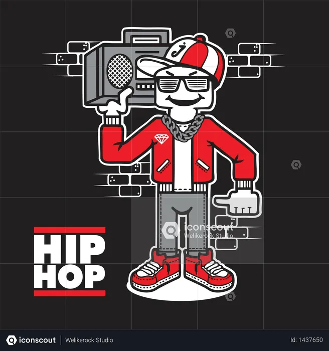 Hip Hop  Illustration