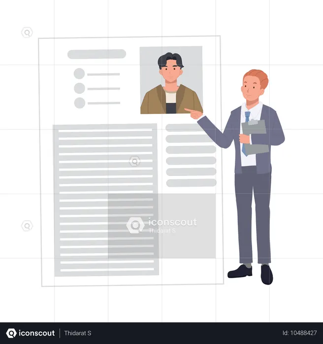 Hiring Decision Process in Business Recruitment  Illustration