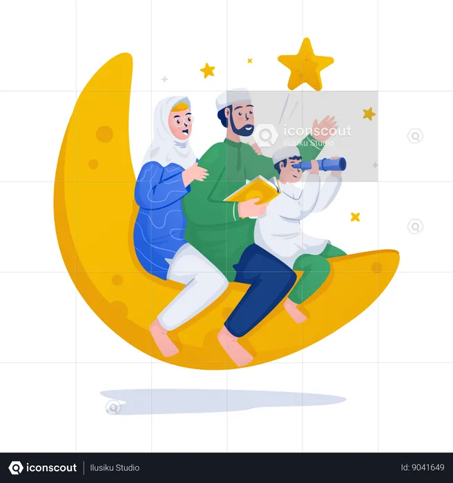 História do Ramadã  Ilustração