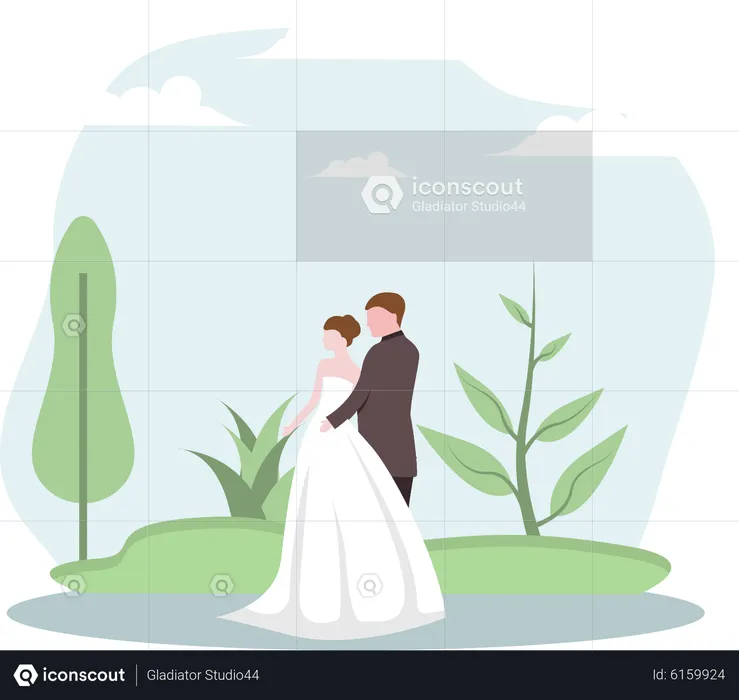 Hochzeit  Illustration