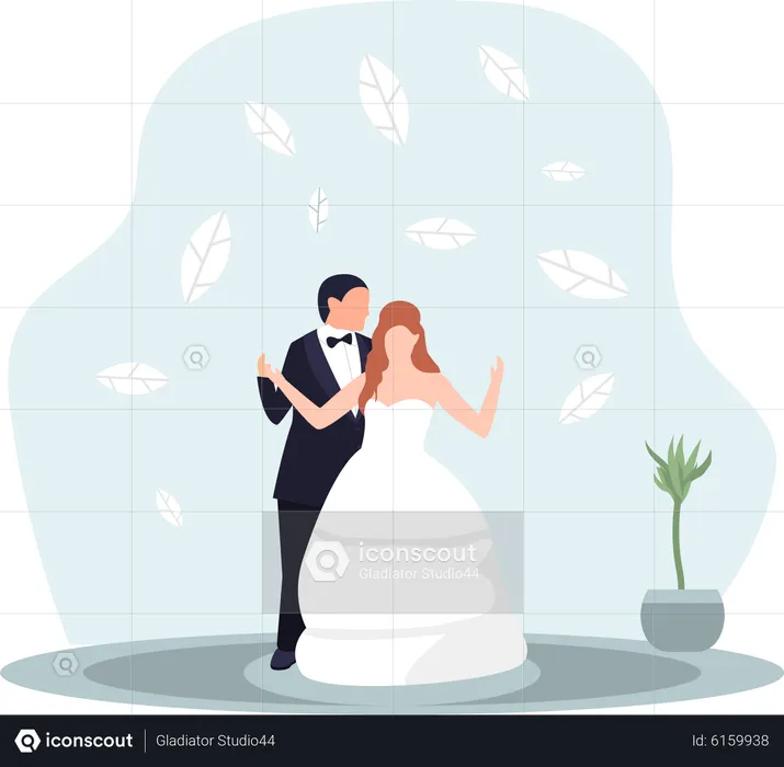 Hochzeit  Illustration