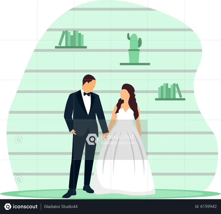 Hochzeit  Illustration