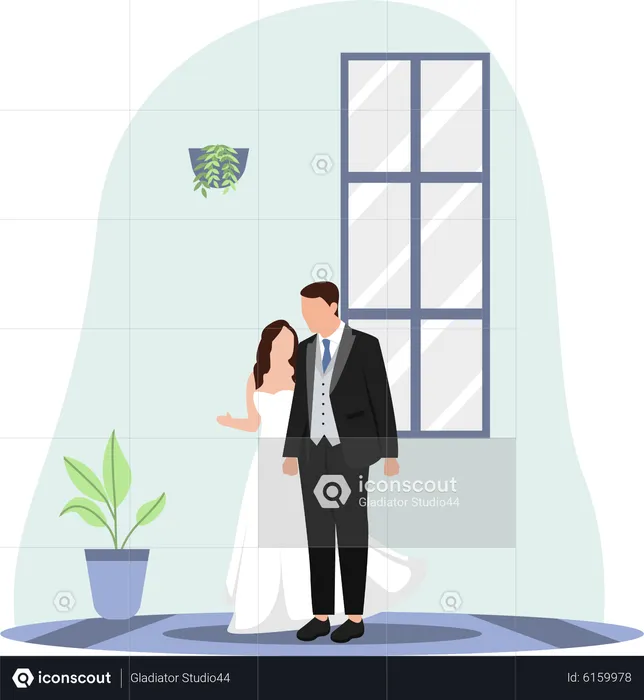 Hochzeit  Illustration