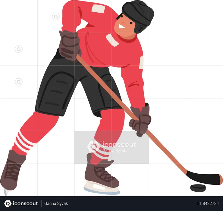 Hockey Skill  Illustration