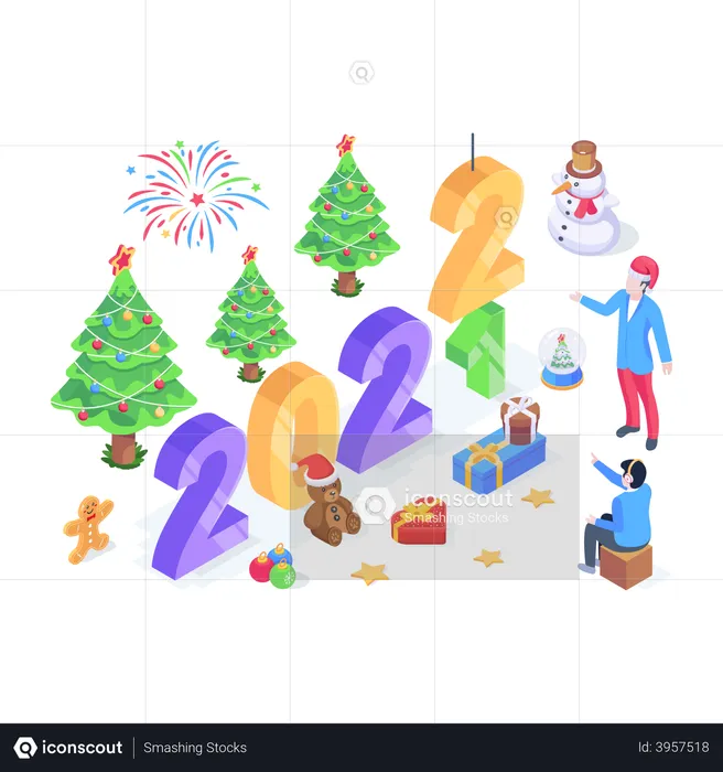 Holiday Celebrations  Illustration