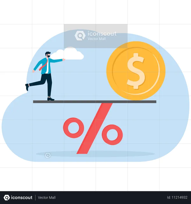 Empresario y equilibrio monetario  Ilustración