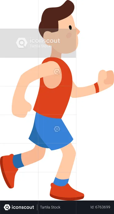 Jogging masculino  Ilustración