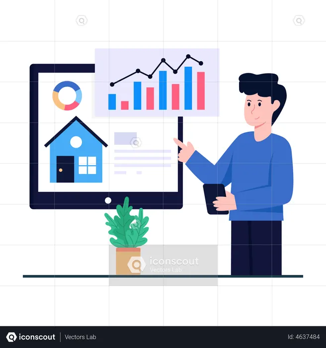 Home Analytics  Illustration