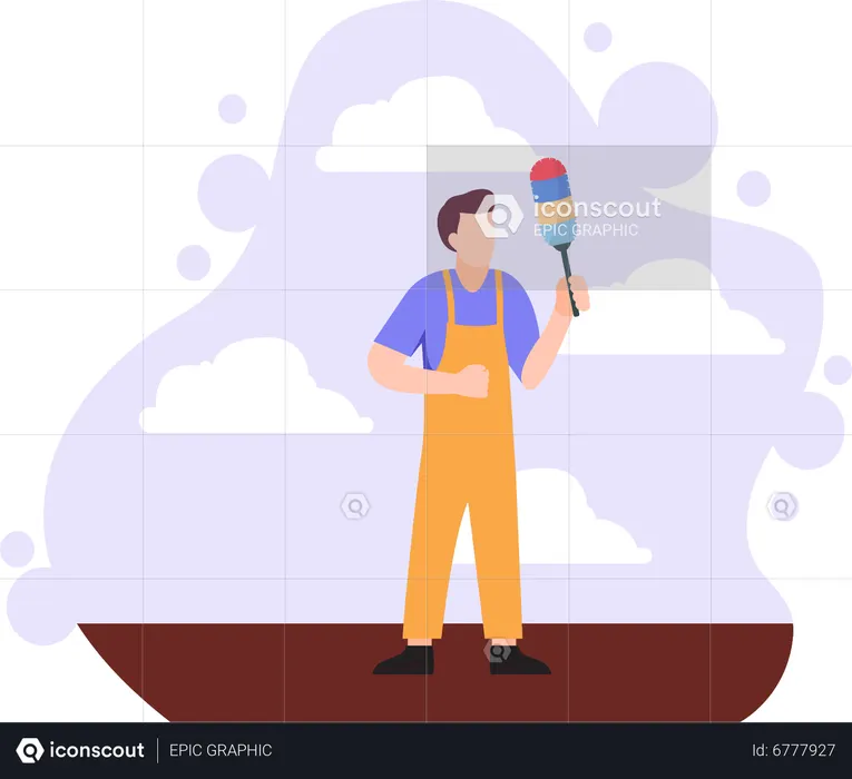 Home cleaner  Illustration