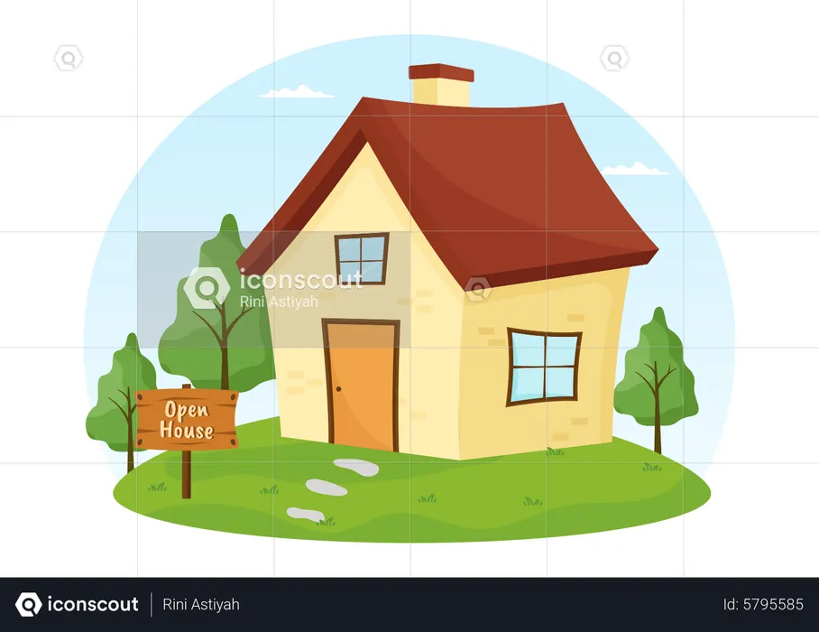 Home for sale  Illustration