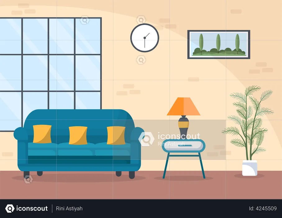 Home Furniture  Illustration