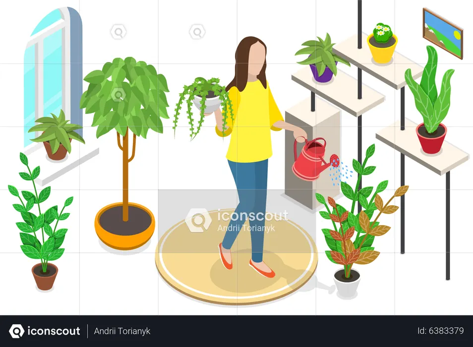 Home Garden  Illustration