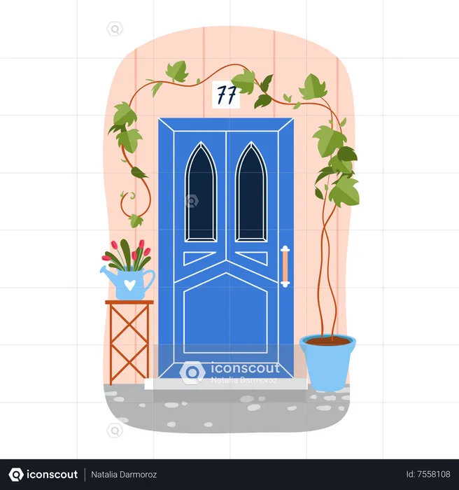 Home Gate  Illustration