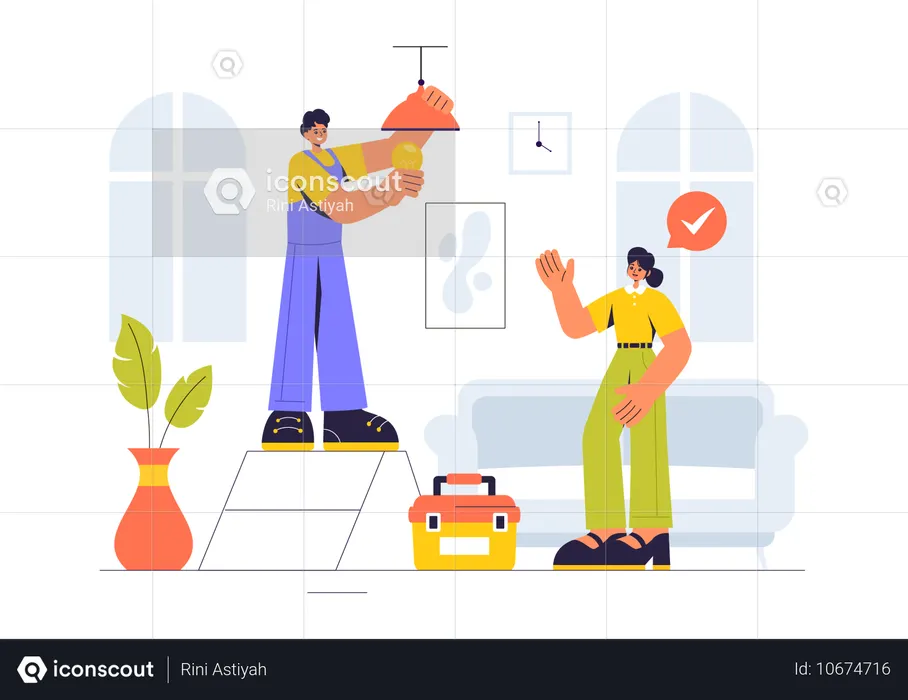 Home Maintenance  Illustration