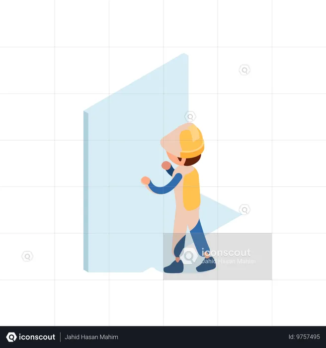 Home renovation Worker  Illustration