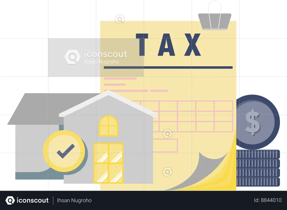 Home Tax Payments  Illustration