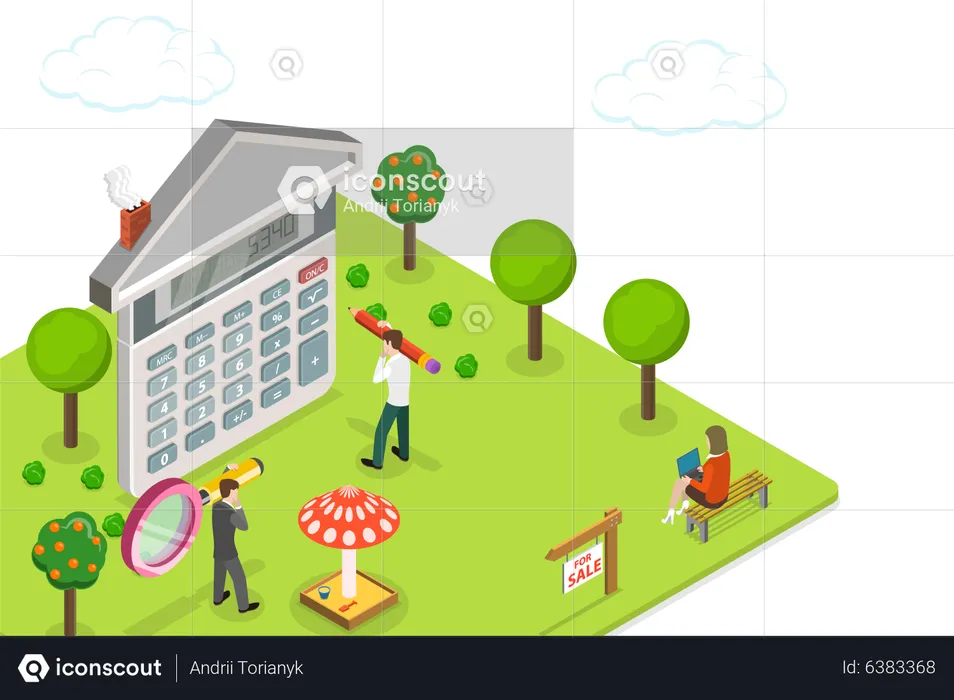 Home Value Estimator  Illustration